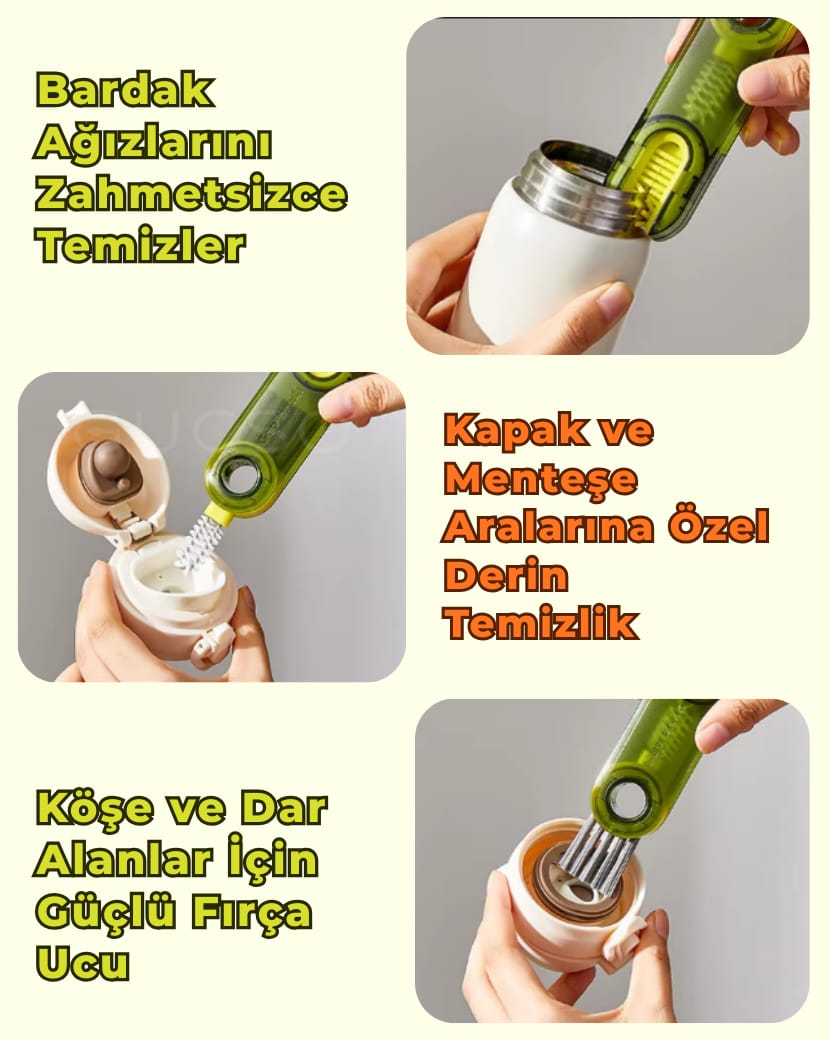 Minora™ Detaylı biberon temizlik fırçası