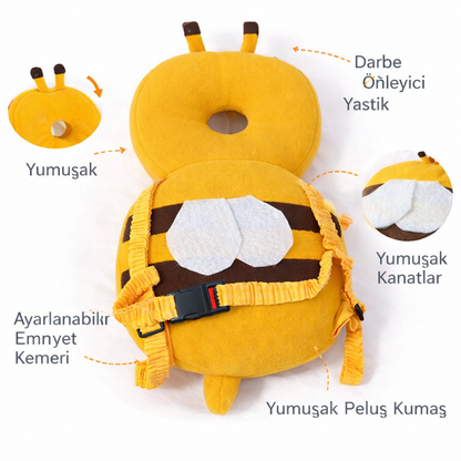 Bebek kafa koruma yastığı, İlk adım yastığı, Koruyucu yastık (Arı)